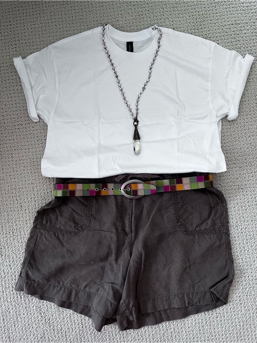 J. Jill 100% Linen Shorts Familiar Fit at Waist Sz 18